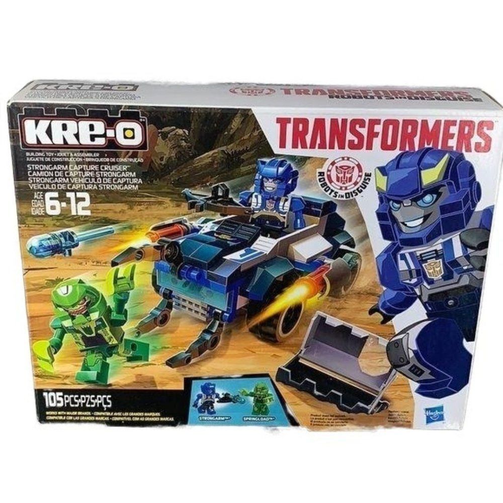 Kre-o Transformers 105 Pc Strongarm Capture Strong arm Capture Cruiser Blocks
